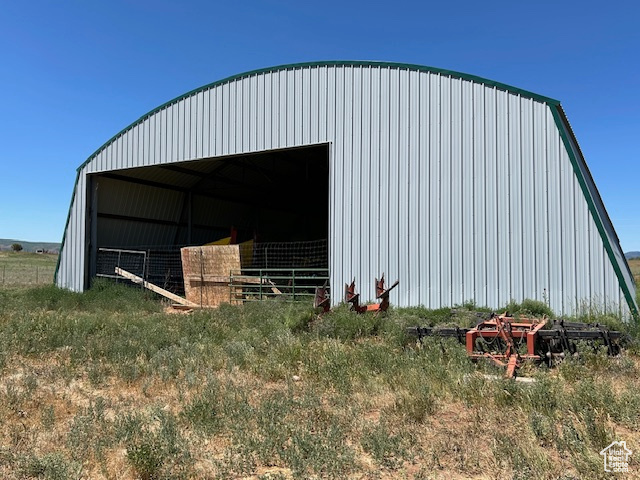 View of outdoor structure