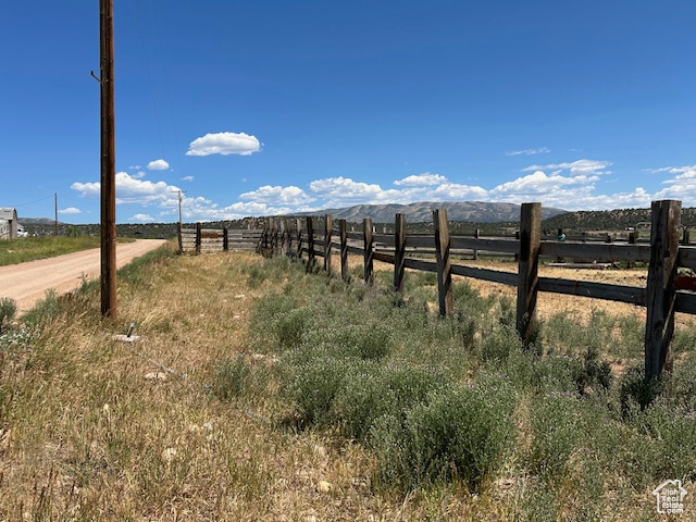 View of yard featuring a rural view