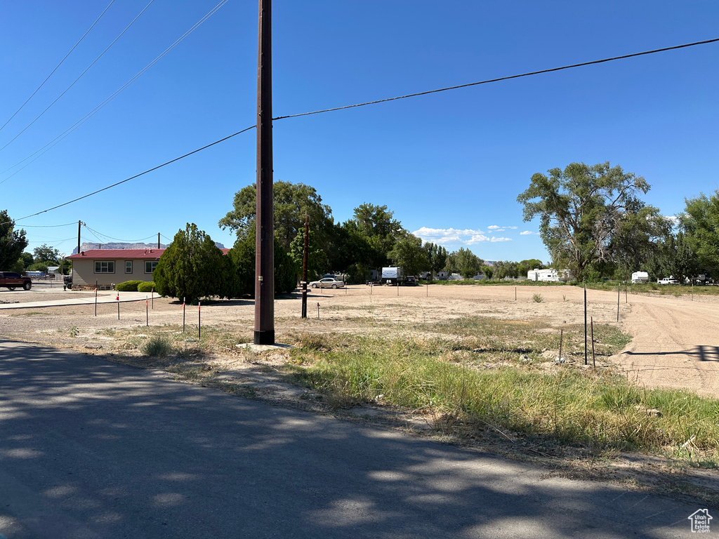 View of asphalt street
