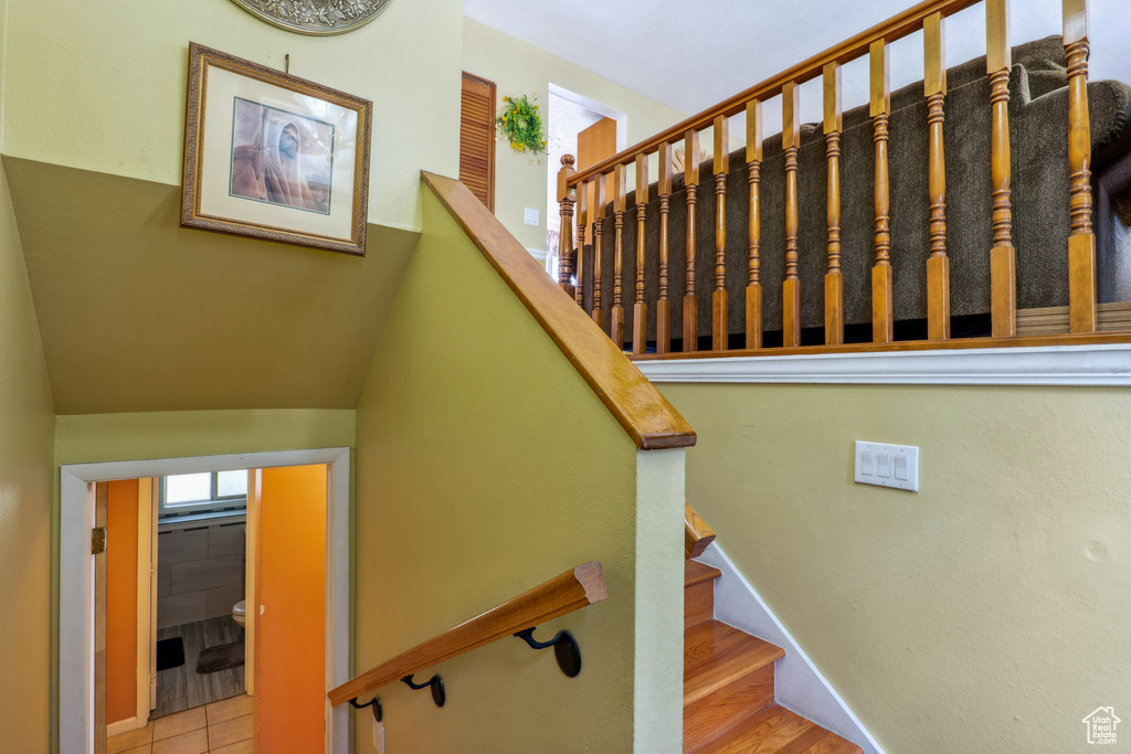 View of stairway