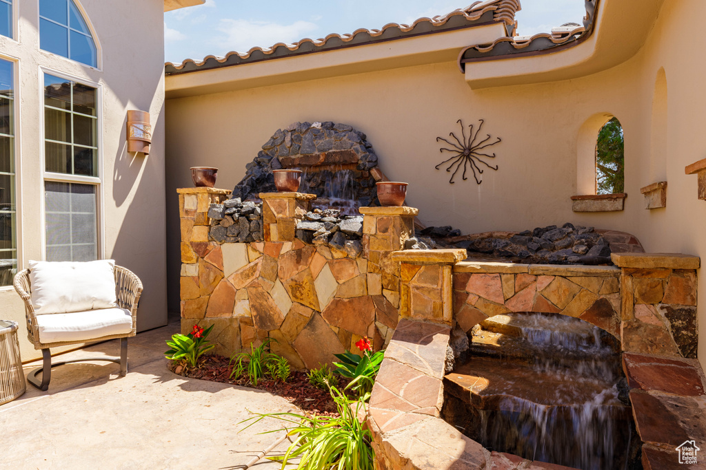 View of patio