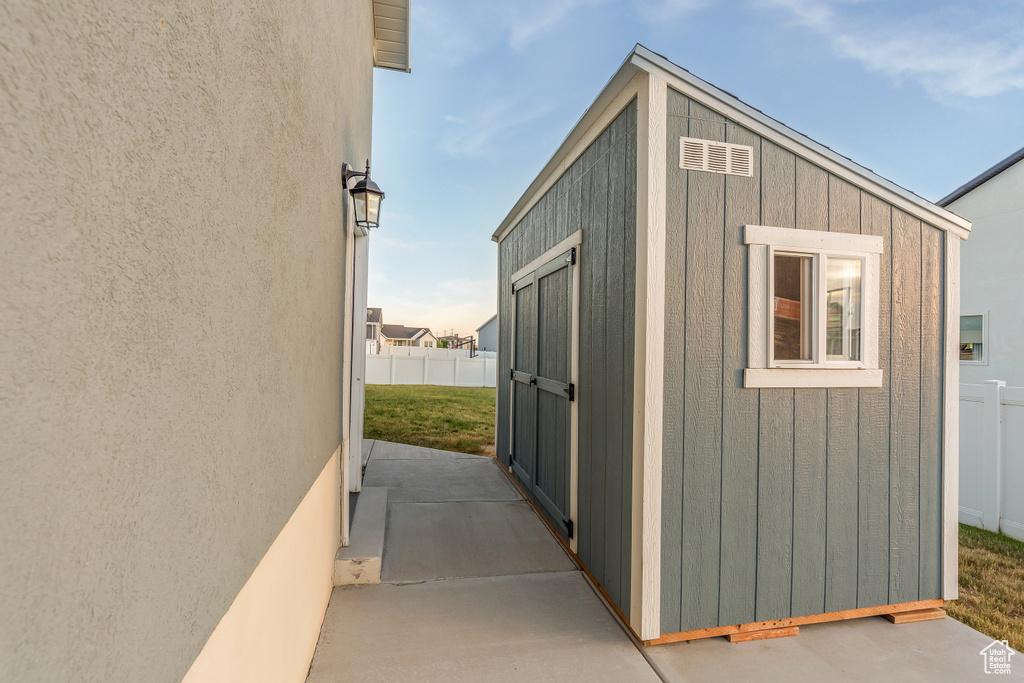 View of shed