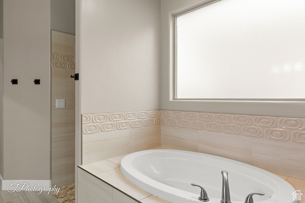 Bathroom with a bath