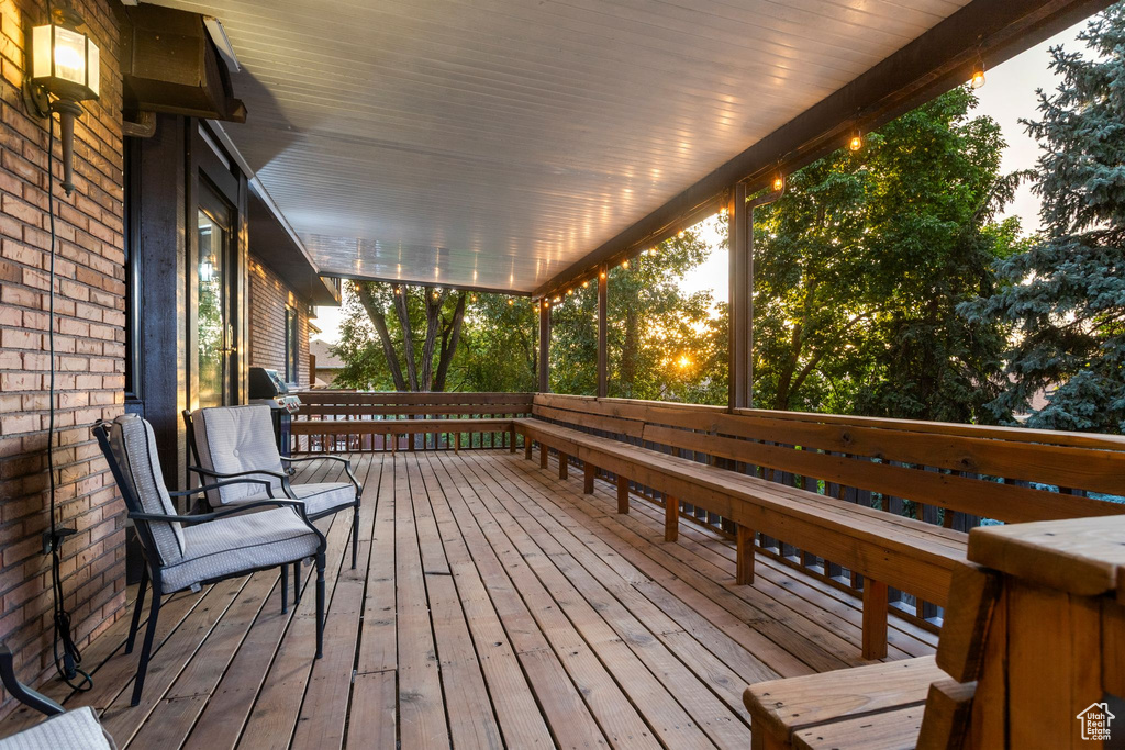View of deck