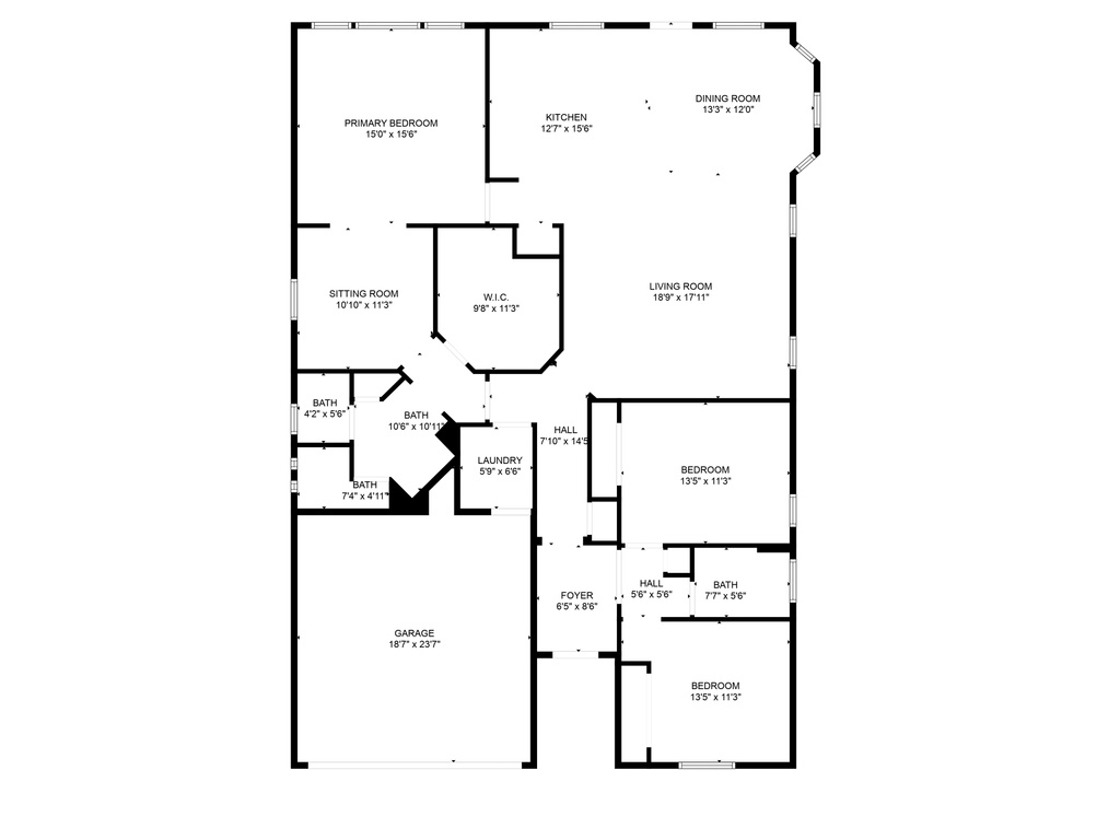 View of room layout
