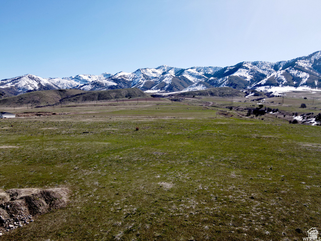 Mountain view featuring rural landscape