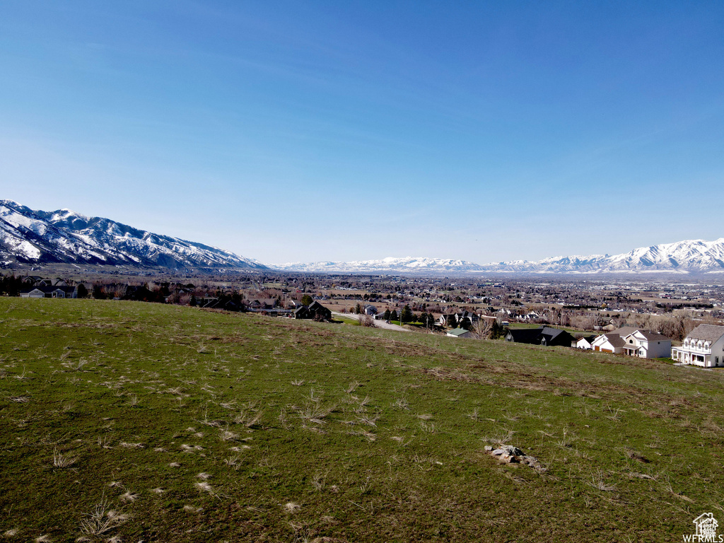 View of mountain background