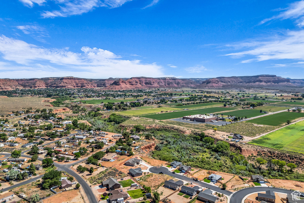 Aerial view of mountains