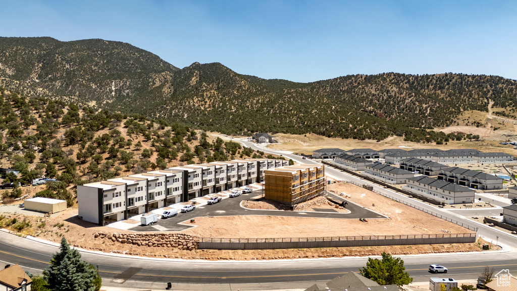 View of mountain background