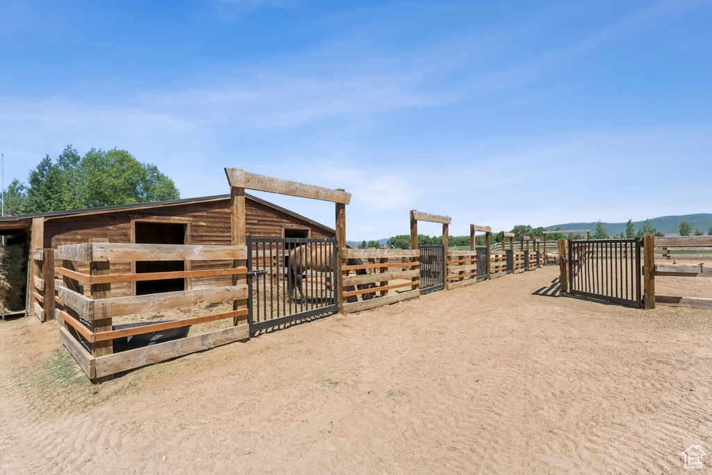 View of stable
