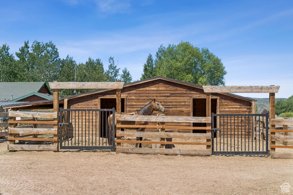 View of stable