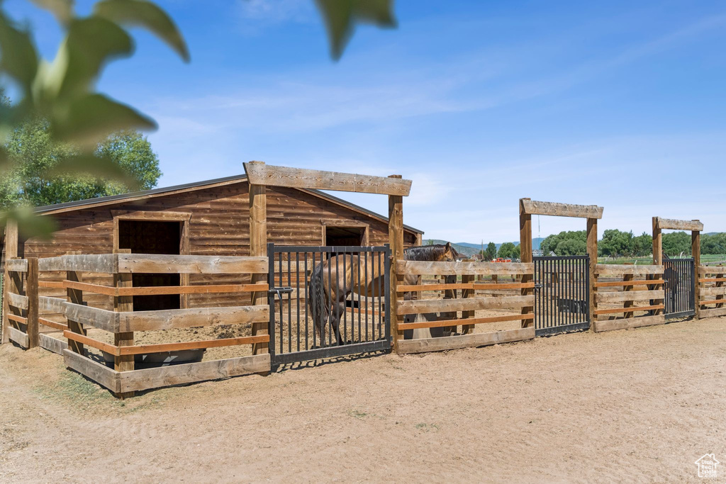 View of stable