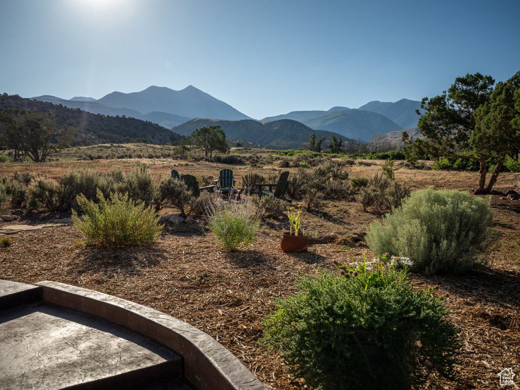 View of mountain backdrop
