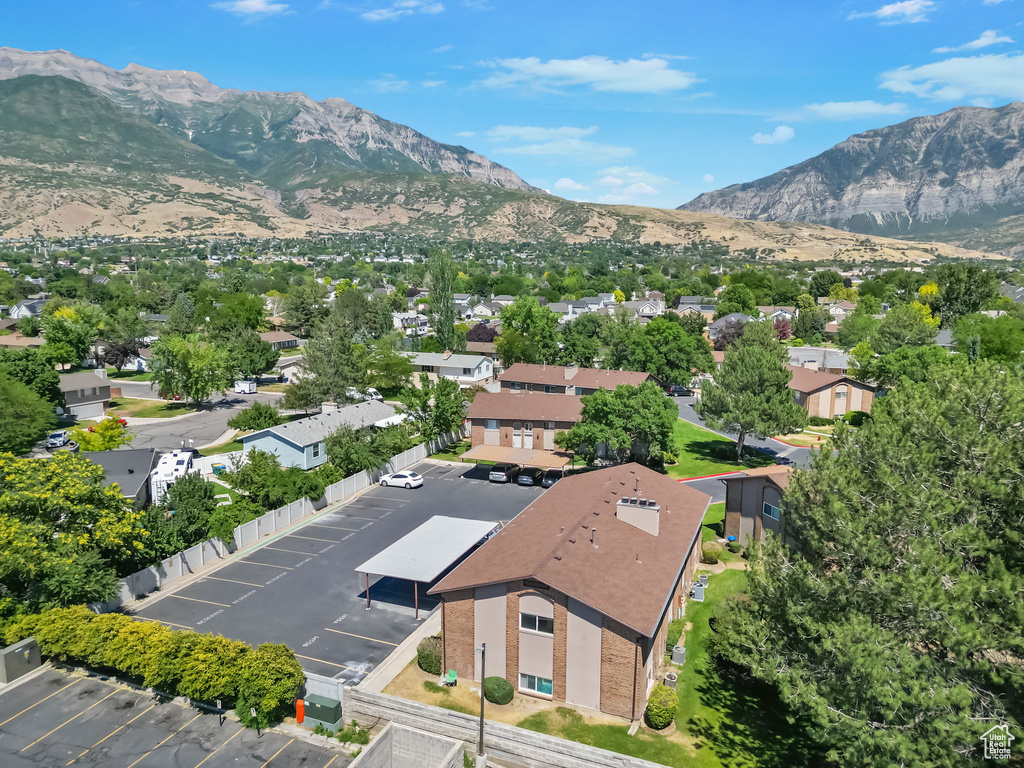 Bird\'s eye view of mountains