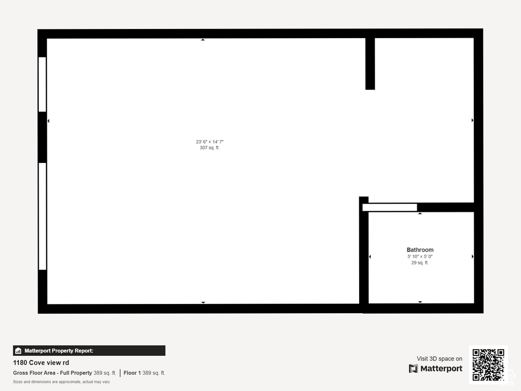 View of room layout