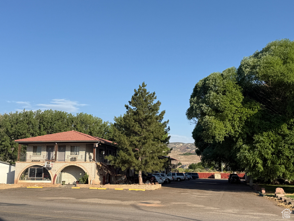 View of asphalt road