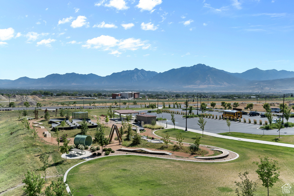 View of mountain backdrop