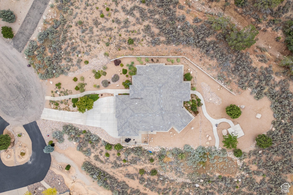 Aerial view of property's location