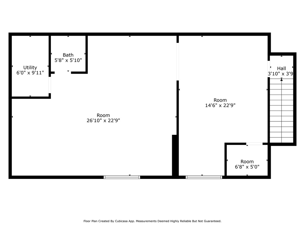 View of room layout