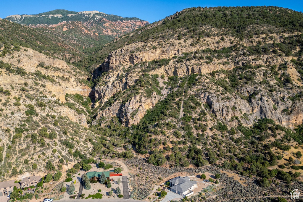 View of mountain background