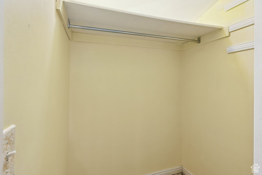View of spacious closet
