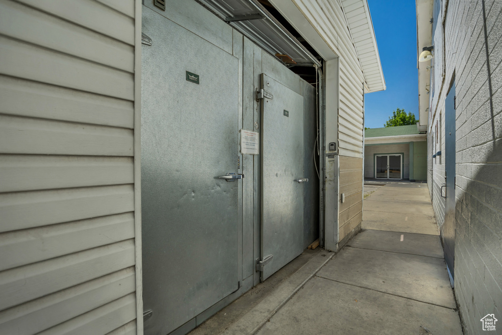 Doorway to property