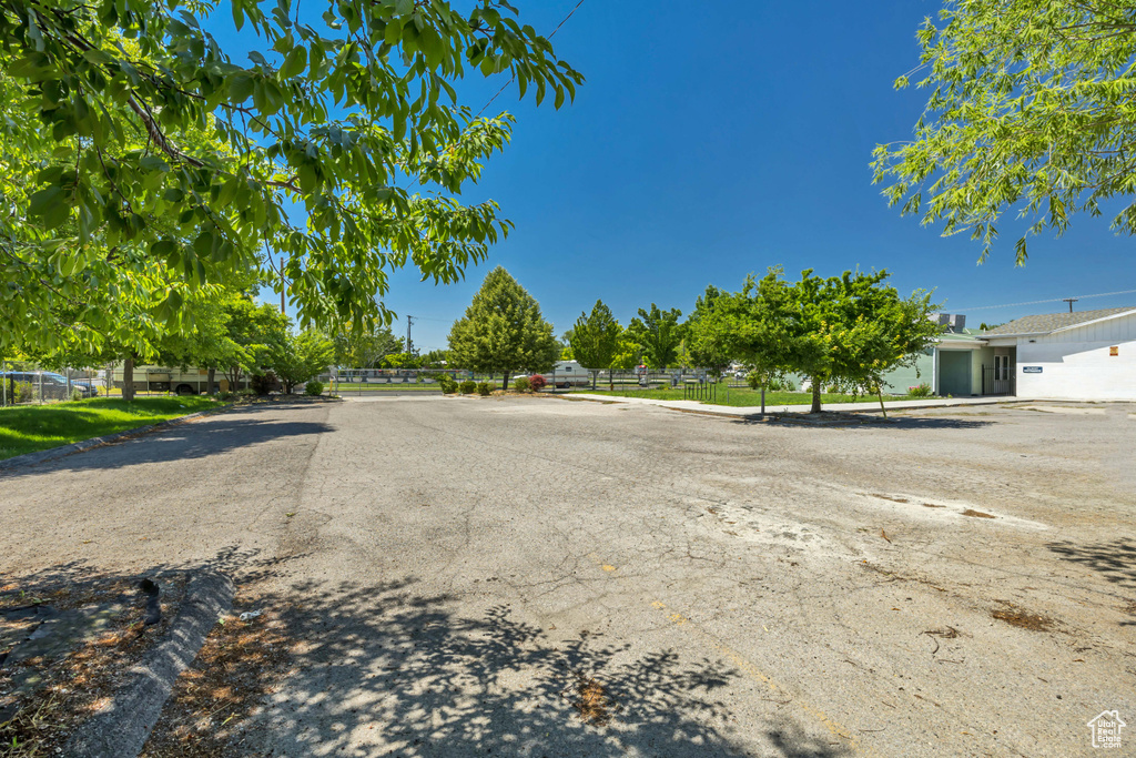 View of asphalt street