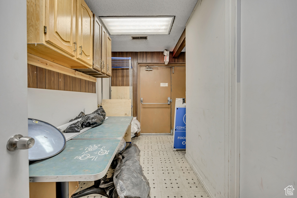 Washroom with light floors