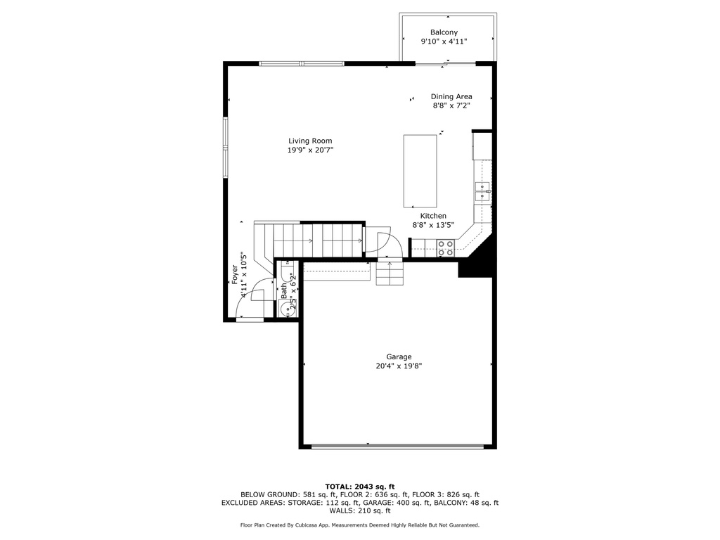 View of home floor plan