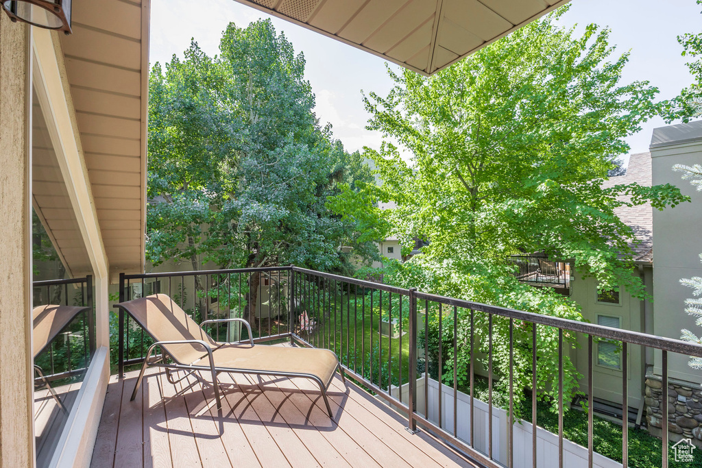 View of deck