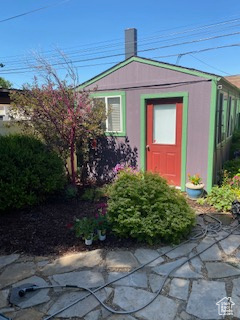 View of outbuilding