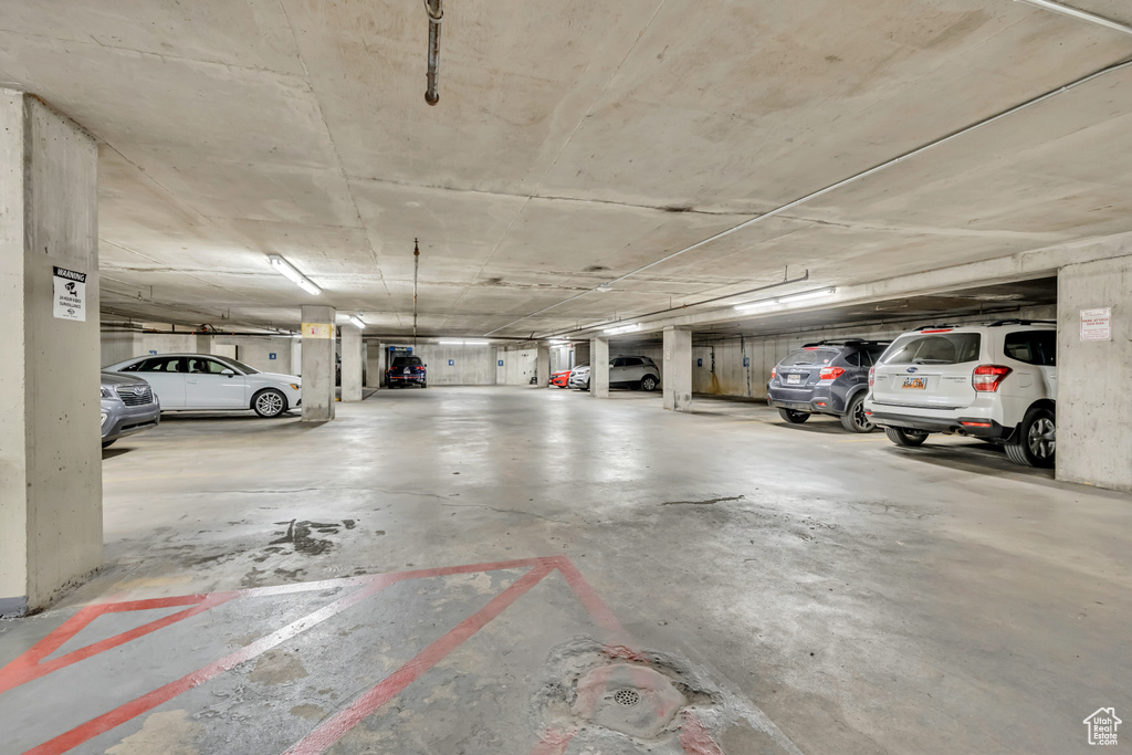 View of parking garage