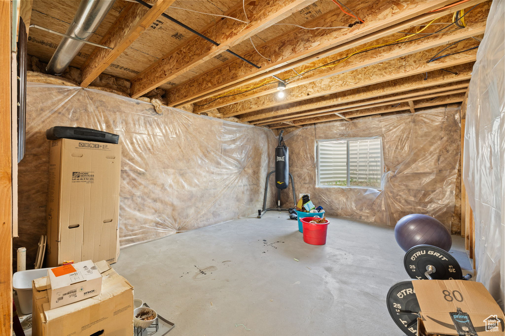 View of basement