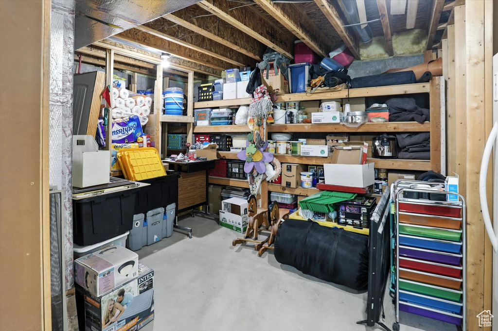 View of storage room
