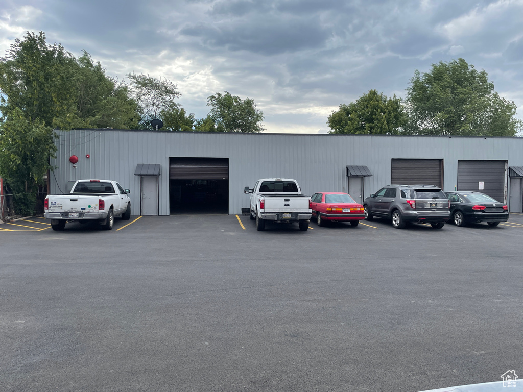 View of uncovered parking lot