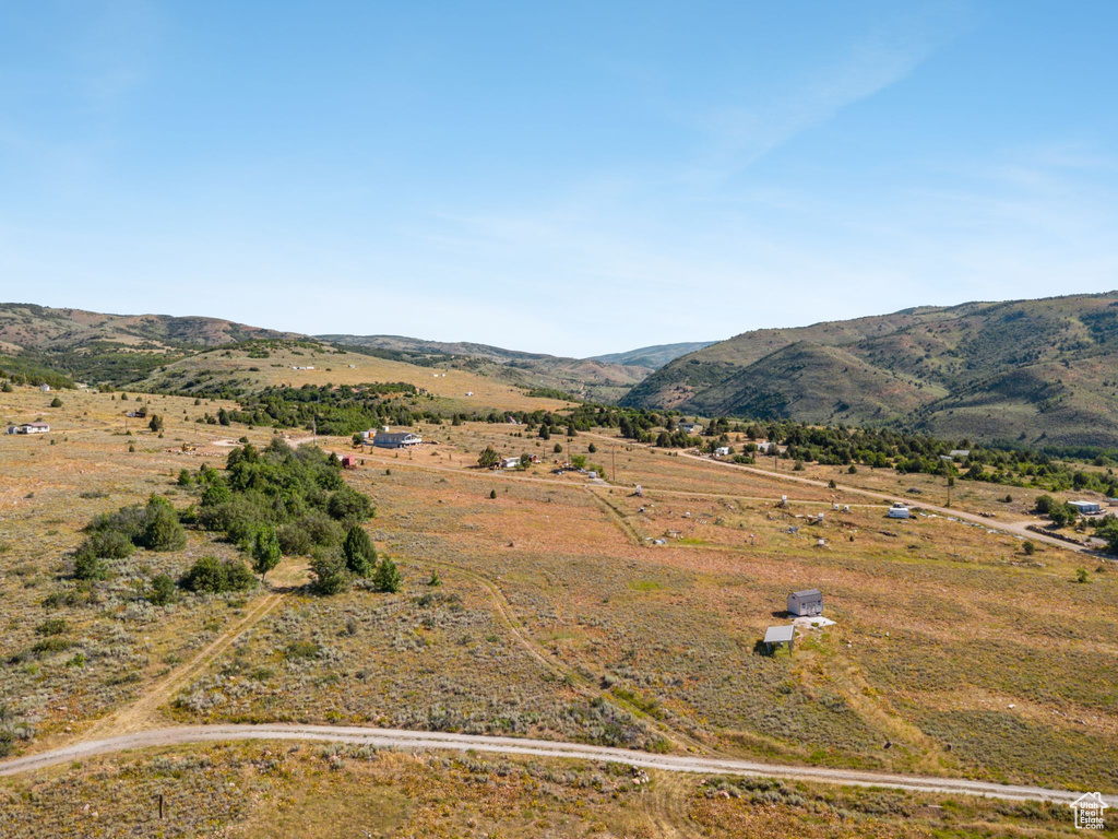 Mountain view featuring rural landscape