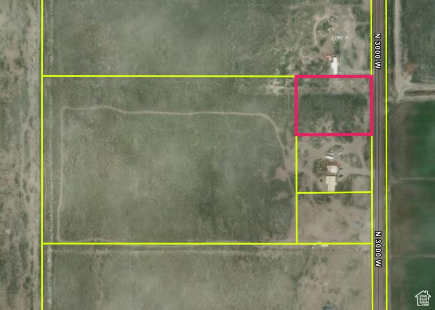 Aerial view of property's location