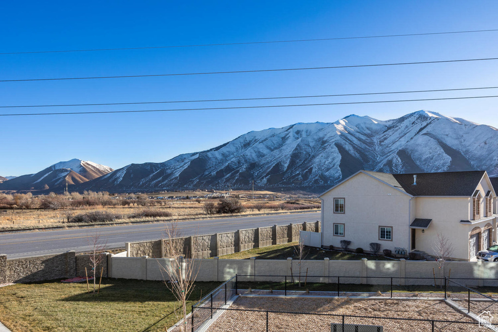 View of mountain backdrop