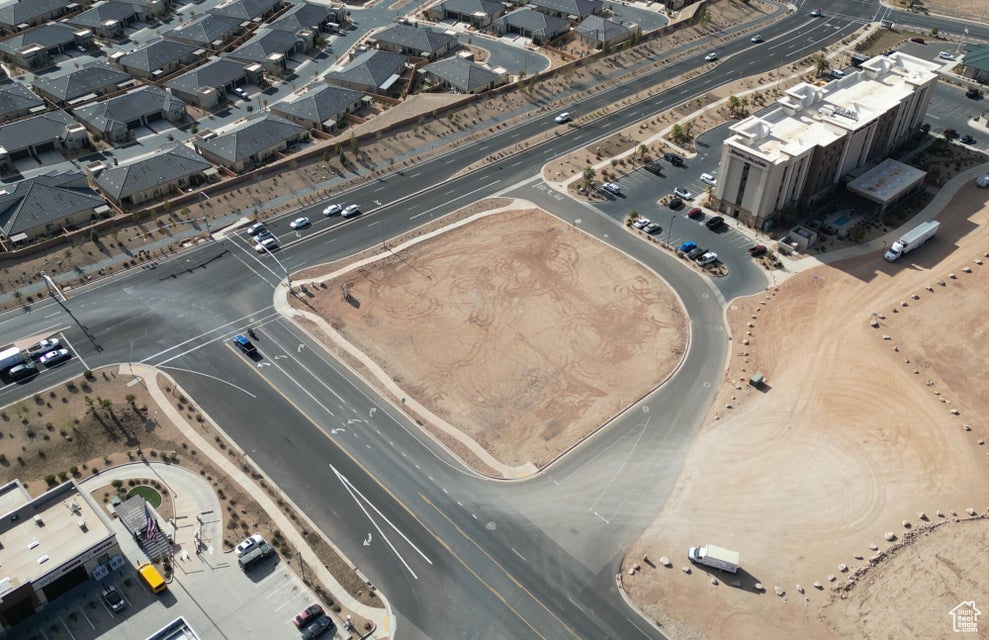 Aerial overview of property's location