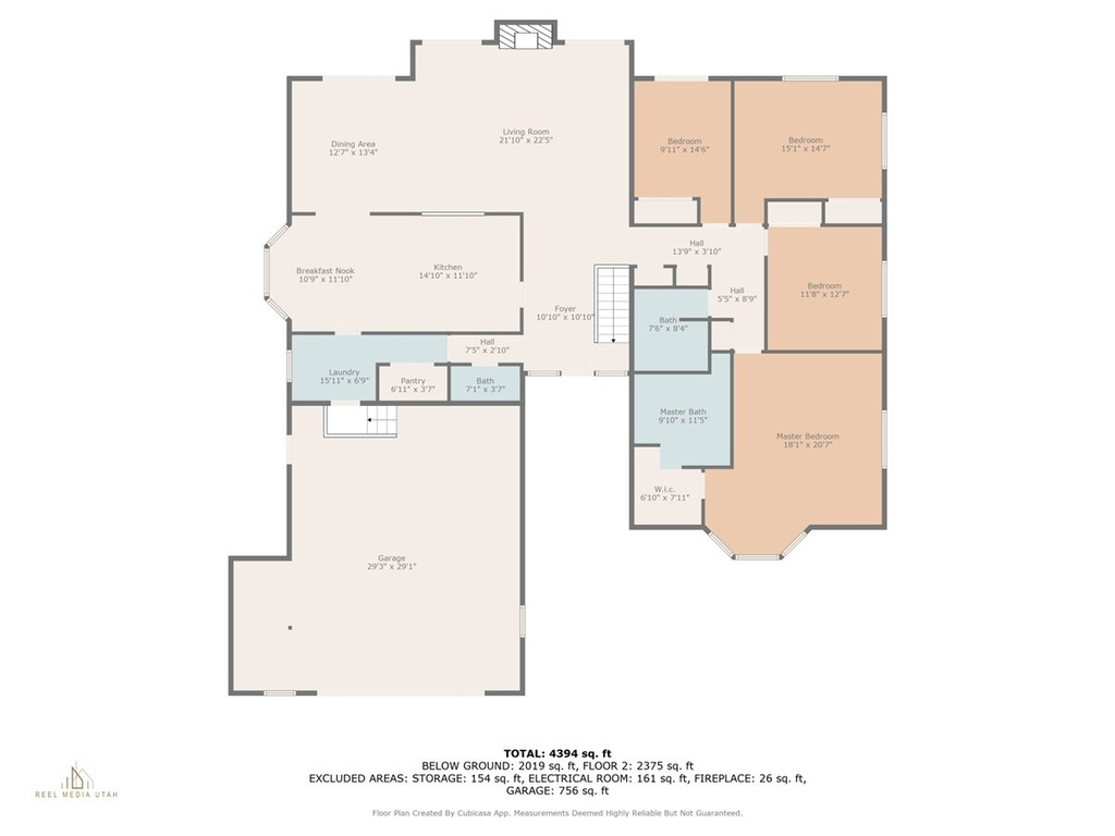 View of room layout