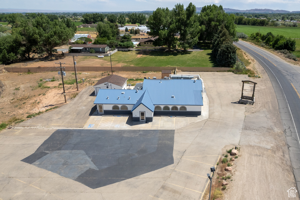 Aerial view of property and surrounding area