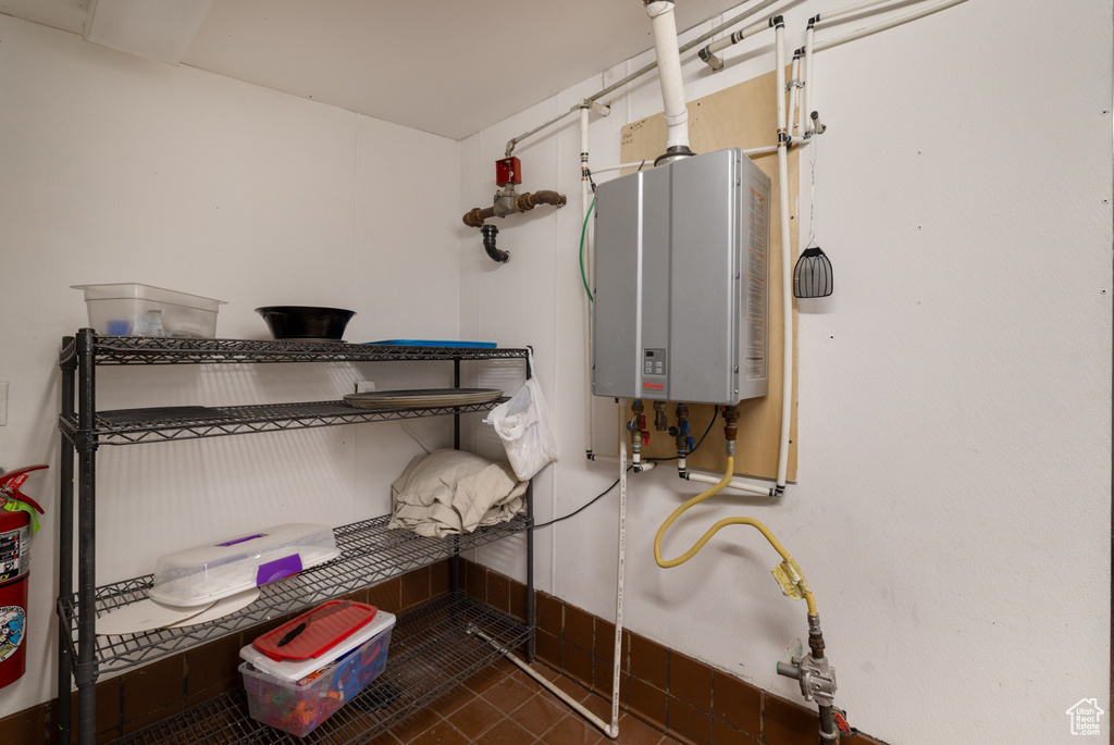 Utilities with tankless water heater