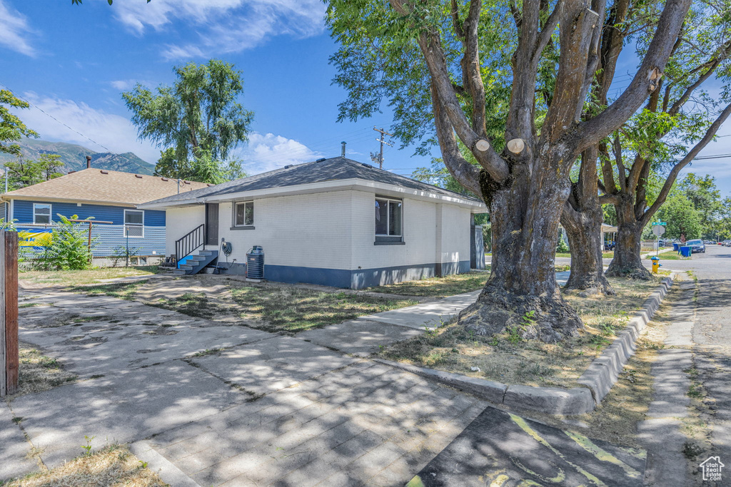 Rear view of house