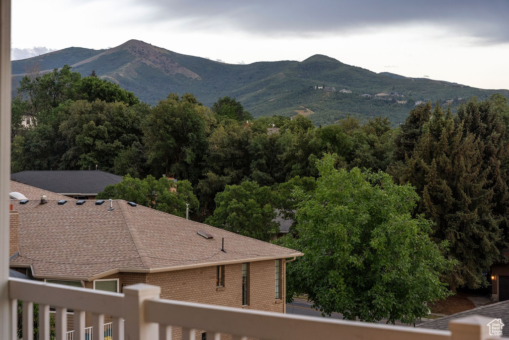 View of mountain background
