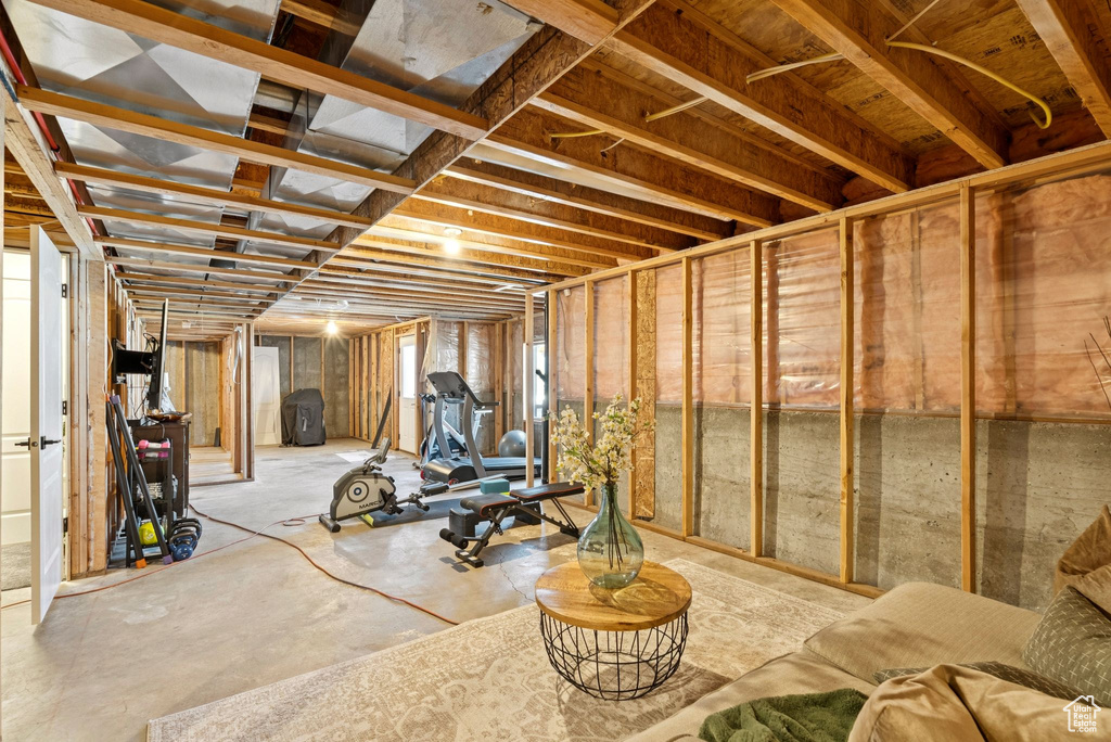 View of basement