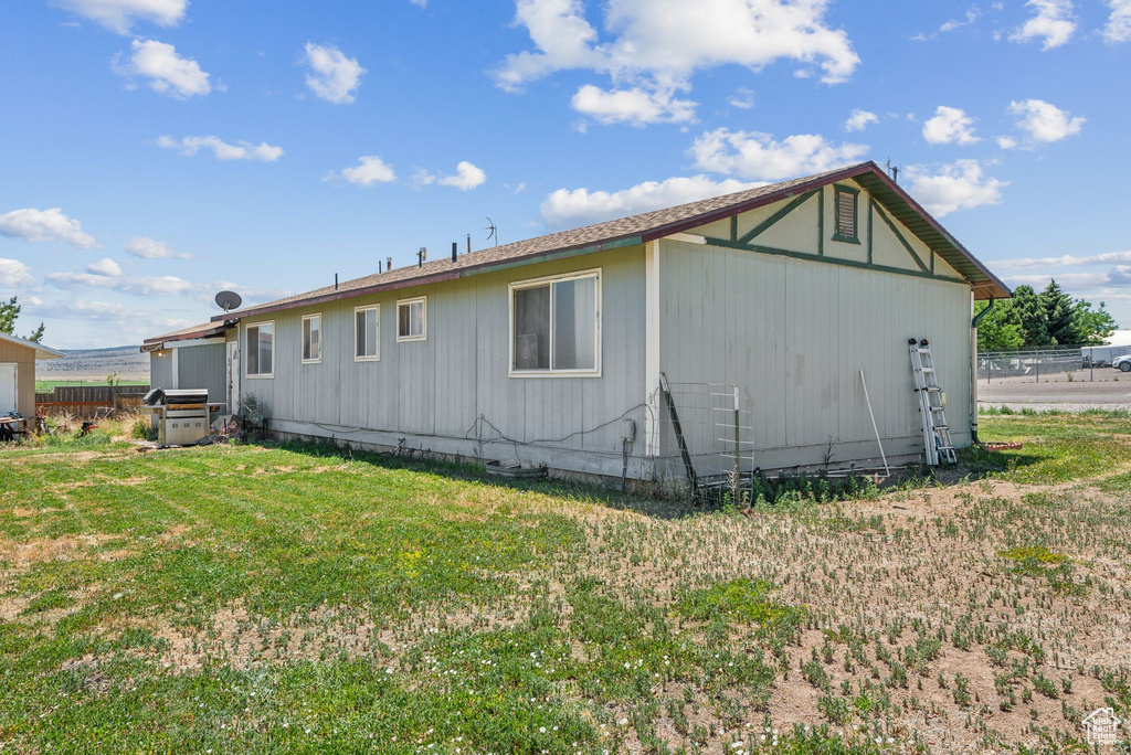 Back of property