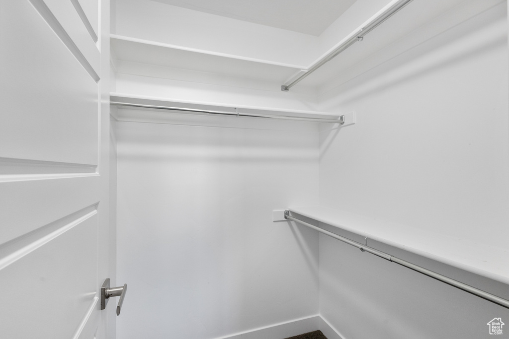 View of spacious closet