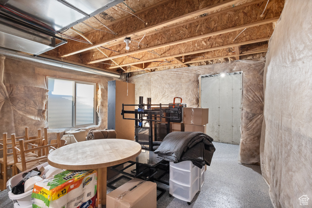View of basement
