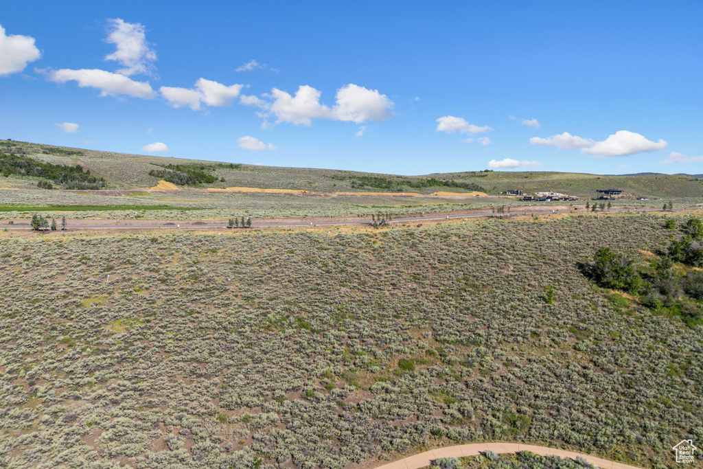 View of yard featuring a view of rural / pastoral area