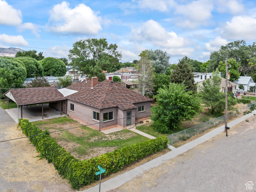 View of subject property